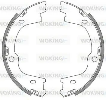 Колодки стоянкового гальма (Remsa) Hyundai ix55 08> H-1 08> WOKING Z467300