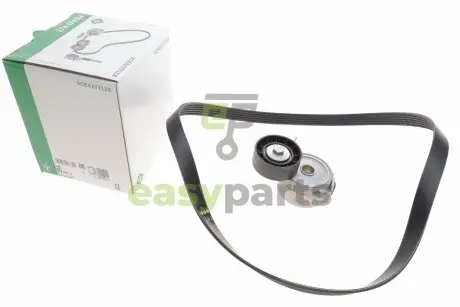 Комплект ременя генератора Citroen C5/C6/Peugeot 407/508/607/807 06- (6PK1203) INA 529 0357 10