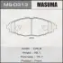 Колодки гальмiвнi передн CHERY JAGGI 1.3, 1.1 (06-13)/CHERY QQ 1.0, 0.8, 1.1 (03 MASUMA MS0313 (фото 1)