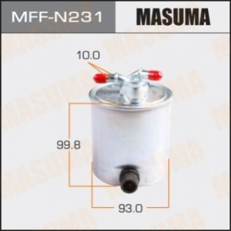 Фільтр паливний QASHQAI, MURANO / M9R, YD25DDTI MASUMA MFFN231 (фото 1)