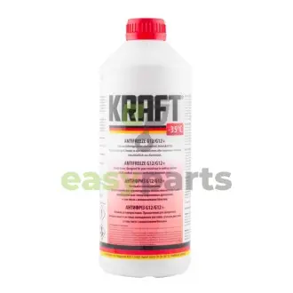 1,5л Антифриз G12 Red G12/G12+ -35 (червоний) KRAFT KF109
