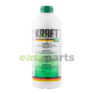 1,5л Антифриз G11 Green -35 (зелений) KRAFT KF120