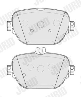 Гальмівні колодки задні MB CLS (C257), E-Class (W213, S213, A238, C238), EQC (N293), GLC Jurid 574034J (фото 1)