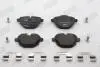 Тормозные колодки задние BMW 5-Series, 6-Series, 7-Series, X3, X4, i8, Z4 / Buick Jurid 574175J (фото 3)