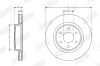 Тормозной диск передний Nissan Navara, NP300 / Renault Alaskan Jurid 563705JC (фото 3)