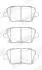 Тормозные колодки задние Opel Insignia B (2017-&gt;) Jurid 573905J (фото 2)