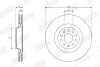 Тормозной диск передний VW Golf VII (2015-2017) Jurid 563706JC1 (фото 2)