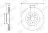 Тормозной диск передний VW Golf VII (2015-2017) Jurid 563706JC1 (фото 3)