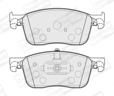 Тормозные колодки CHAMPION 573862CH