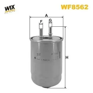 Фото фильтр топливный RENAULT MEGANE III, SCENIC III 1.5 DCI 12- (выр-во WIX-FILTERS) WIX FILTERS WF8562 Фильтр топливный RENAULT MEGANE III, SCENIC III 1.5 DCI 12- (выр-во WIX-FILTERS) WIX FILTERS WF8562