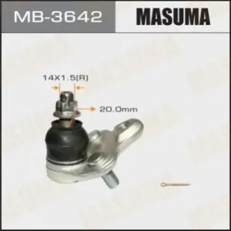 ОПОРА КУЛЬОВА ПЕРЕДН НИЖН COROLLA/ NZE120, NZE121TOYOTA PRIUS (09-15) M MASUMA MB3642