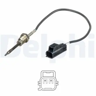 VOLVO Датчик температури відпрацьованих газів S80, V70, XC60 Delphi TS30151