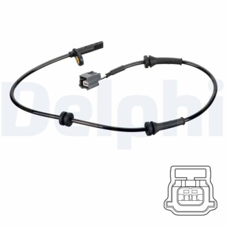 Датчик ABS передній NISSAN QASHQAI 13- Delphi SS20796