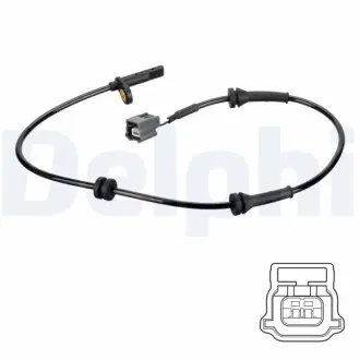 Датчик ABS передній NISSAN QASHQAI 13- Delphi SS20796