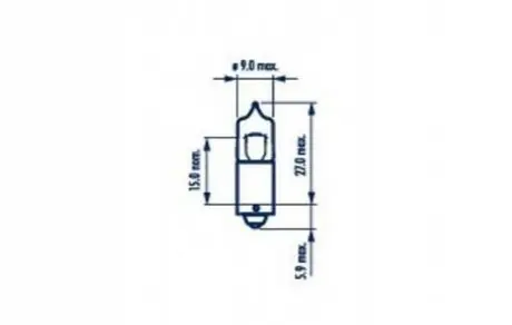 H20W 12V 20W BA9s |MINIATURE HALOGEN LAMPS| 10шт NARVA 17835