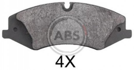Тормозные колодки дисковые A.B.S. 37803 (фото 1)