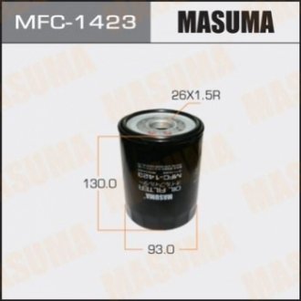 Фільтр масляний MAZDA 3 (BM) 2.2 D (13-18)/RENAULT MEGANE III MASUMA MFC1423 (фото 1)