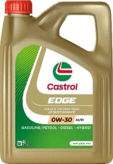 Масло ДВС 0W-30 EDGE ACEA A5/B5, 4л, синт. CASTROL 15F6A5