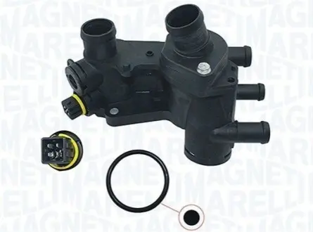 Термостат с корпусом с датчиком Golf III/IV/V/Plus, Caddy -10,Skoda Felicia,Octavia I MAGNETI MARELLI TE0442