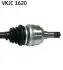 OPEL піввісь VECTRA B 1.7TD 95-96 прав. ABS SKF VKJC 1620 (фото 3)
