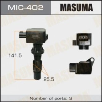 Котушка запалювання CX-7, MAZDA 6 / L3-VDT, L3-VE MASUMA MIC402