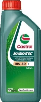 1л MAGNATEC 0W-30 D Олива синтетична. ACEA C2, Ford WSS-M2C 950-A CASTROL 15F67C