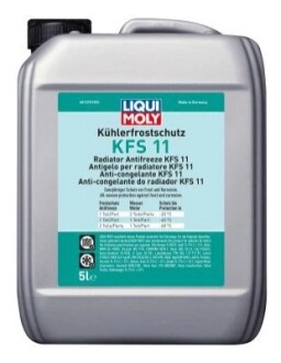 LM 5л KUHLERFROSTSCHUTZ KFS 11 антифриз блакитно-зелений(концентрат) LIQUI MOLY 21150