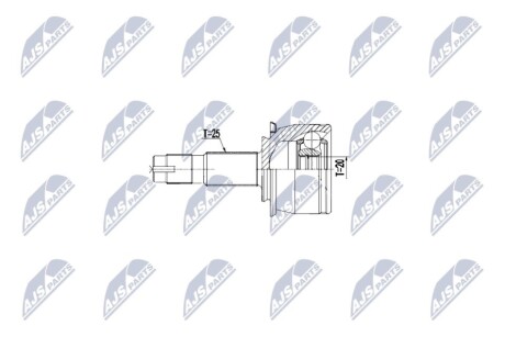 ШАРНИР РАВНЫХ УГЛОВЫХ СКОРОСТЕЙ NTY NPZ-PL-047