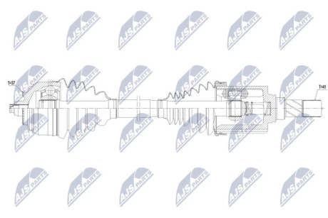 ПОЛУОСЬ NTY NPW-ME-166