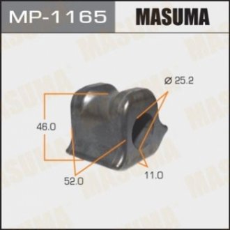 Втулка стійки стабілізатора передня права MAZDA 3 (BM) 1.6 (13-18), MAZDA 6, NIS MASUMA MP1165 (фото 1)