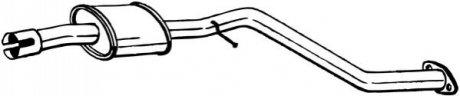 Глушитель, алюм. сталь, передн. часть HYUNDAI IX35 (10-) (281-971) BOSAL 281971 (фото 1)