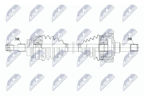 DRIVESHAFT NTY NPW-ME-174