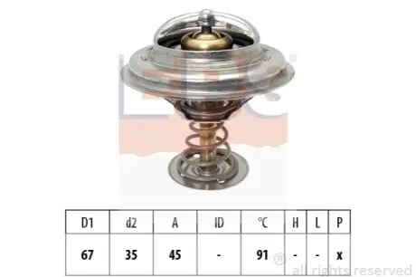 LAND ROVER Термостат без корпусу DISCOVERY V 3.0 16- EPS 1.879.989