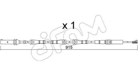 BMW датчик зносу задн. колодок G11 CIFAM SU.351