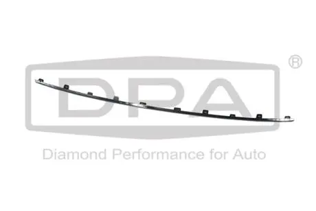 Накладка переднего бампера хром Skoda Octavia (20-) DPA 88531825202