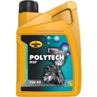 Олива моторна POLYTECH MSP 5W-40 1л KROON OIL 37336 (фото 1)