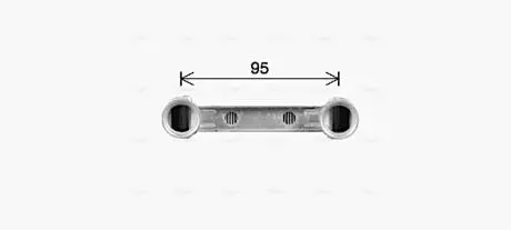 AVA MITSUBISHI Радіатор опалення ATTRAGE VI 1.2 13-, SPACE STAR VI 1.0, 1.2 12- AVA COOLING MT6289