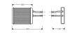 AVA FIAT Радіатор опалення Alfa Romeo 147/156 AVA COOLING AL6072 (фото 1)