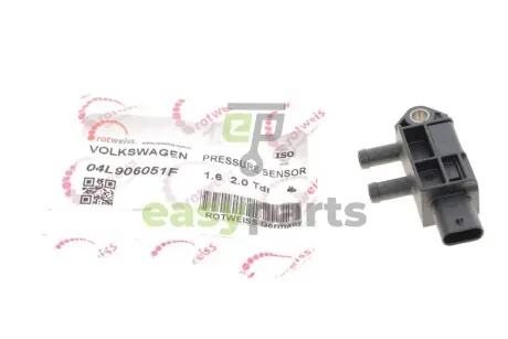Датчик тиску вихлопних газів Audi A4/A6/A7/Skoda Octavia/SuperB/VW T6/Crafter 1.6D/2.0D/2.0DH 12- (всередині OE VAG) ROTWEISS 04L906051F