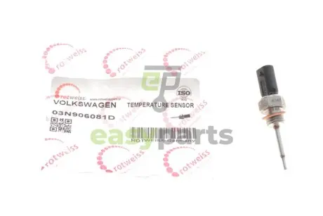 Датчик температури впуску повітря Audi A3-A6/Q5/Skoda Octavia/VW Caddy/Crafter 1.6D/2.0D 11- (всередині OE VAG) ROTWEISS 03N906081D