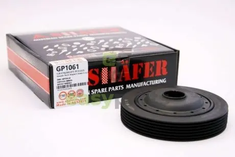 Шкив коленвала Renault Clio II, Megane I, Scenic I 1.4, 1.6 16V Kangoo -02 SHAFER GP1061