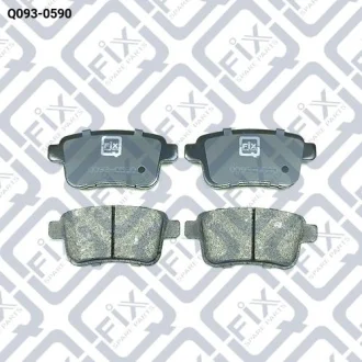 Колодки гальмівні дискові задні Q-fix Q093-0590