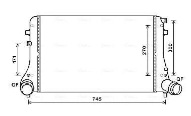 Интеркулер AVA AVA COOLING VN4377