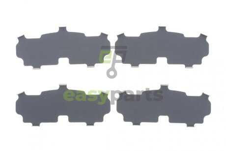 Комплект протискрипних пластин (передніх) Mitsubishi L200 05-/Pajero Sport 08- (Tokico) FRENKIT 940209