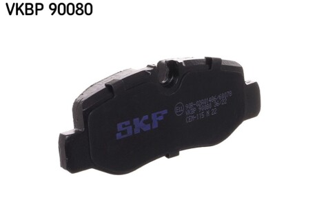 Колодки гальмівні дискові (комплект 4 шт) SKF VKBP 90080 (фото 1)