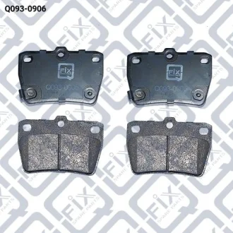 Колодки тормозные дисковые задние Q-fix Q093-0906