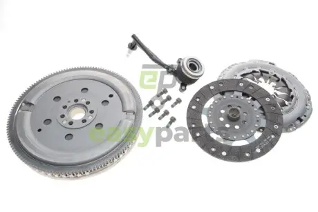 Демпфер + комплект зчеплення Renault Duster 1.5 dCi 4x4 10- (вижимної) K9K, 80/81kw LuK 600034900