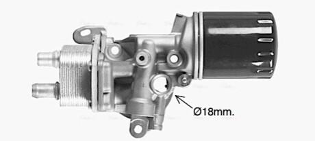 Радиатор масляный CITROEN/FORD/PEUGEOT (выр-во AVA) AVA COOLING CN3327H