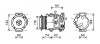 Компрессор кондиционера TOYOTA CAMRY (2006-) (AVA) AVA COOLING TOAK628 (фото 1)