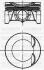 Поршень з кільцями і пальцем (розмір отв. 82.51/STD) AUDI A3/A4/Q3/Q5 2.0TFSI, SKODA Octavia 2.0TSI, VW Passat/Tiguan/Golf 2.0TSI/FSI (CADA/CCZA/CDZA/CAWB/CCTA/CCTB) Yenmak 36-04343-000 (фото 1)